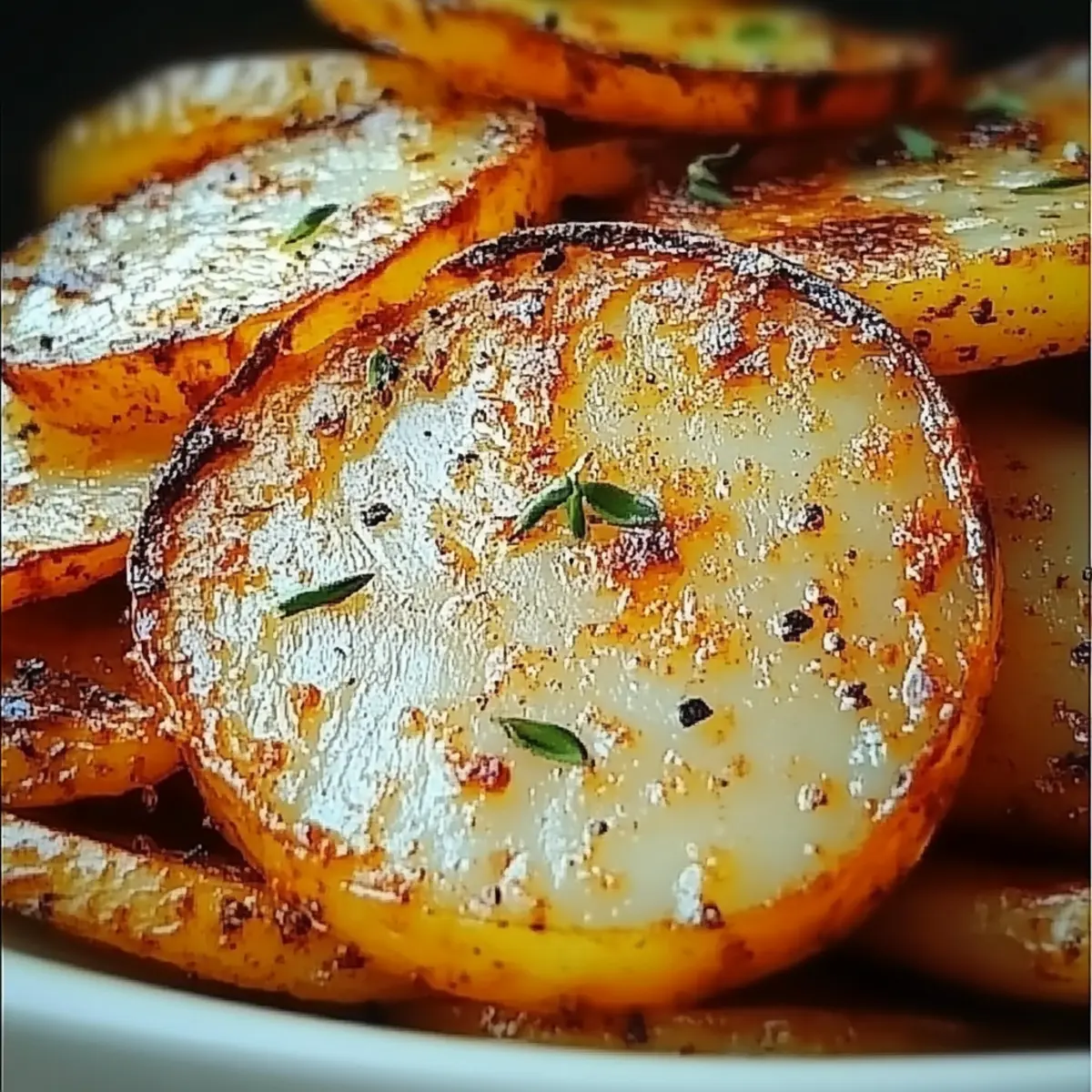 Crispy Sliced Potatoes