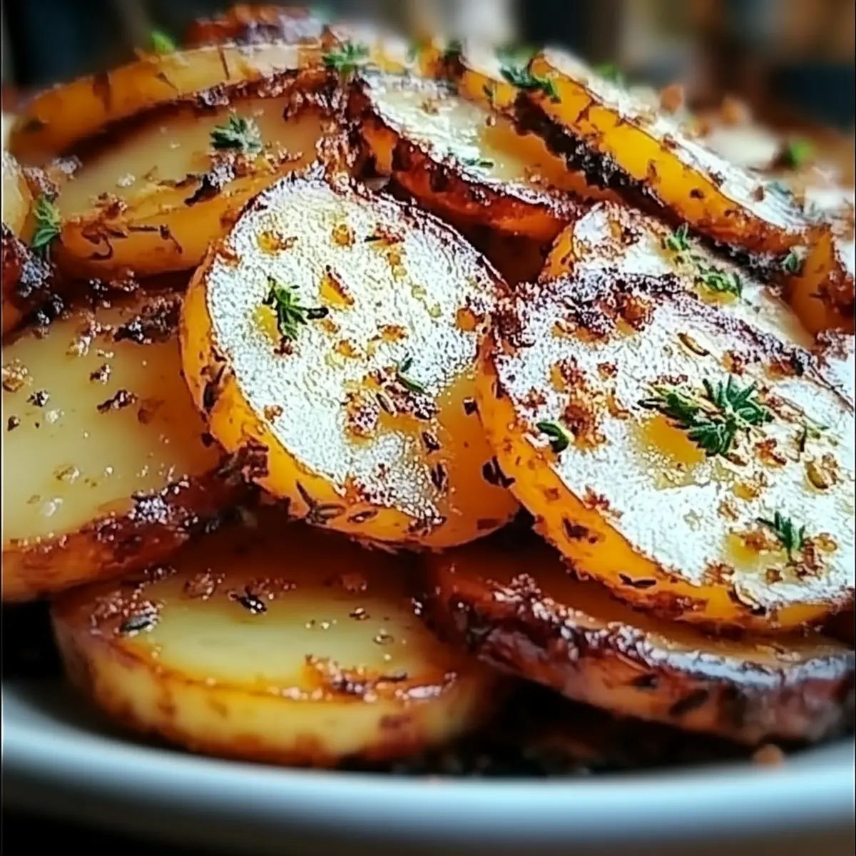 Crispy Sliced Potatoes