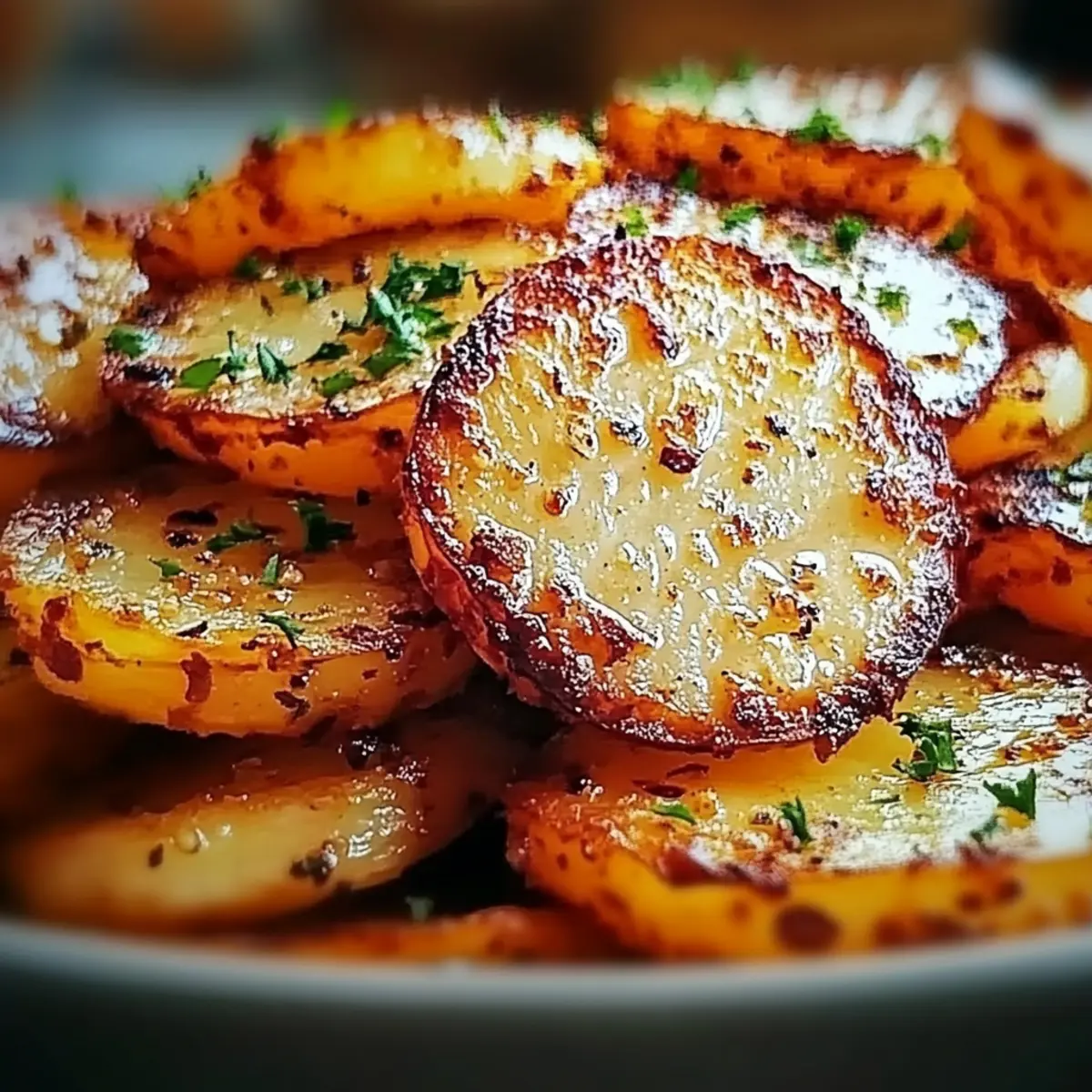 Crispy Sliced Potatoes