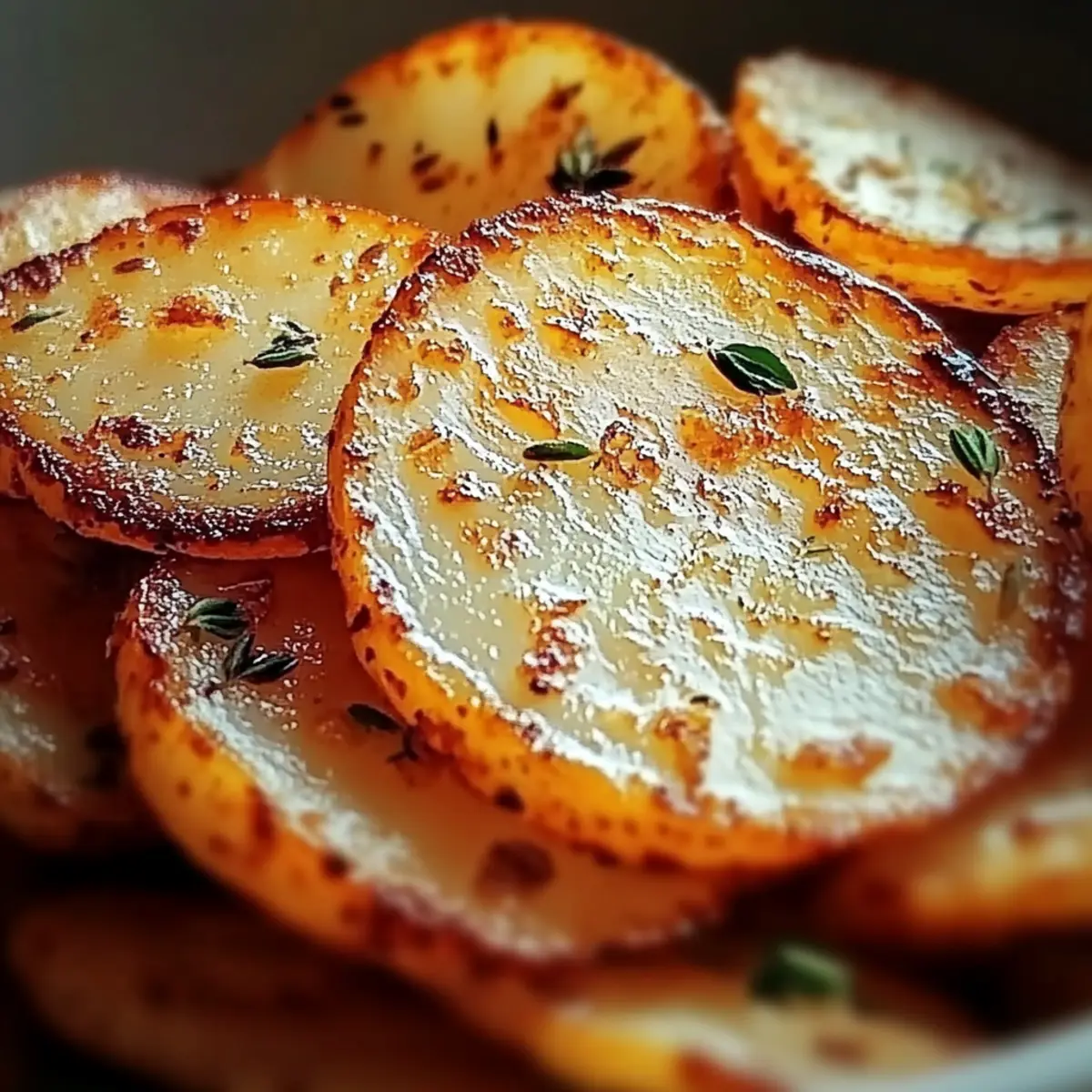 Crispy Sliced Potatoes