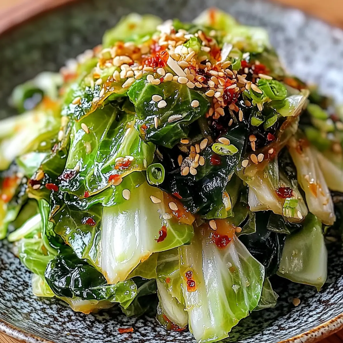 Crunchy Tangy Japanese Yamitsuki Cabbage