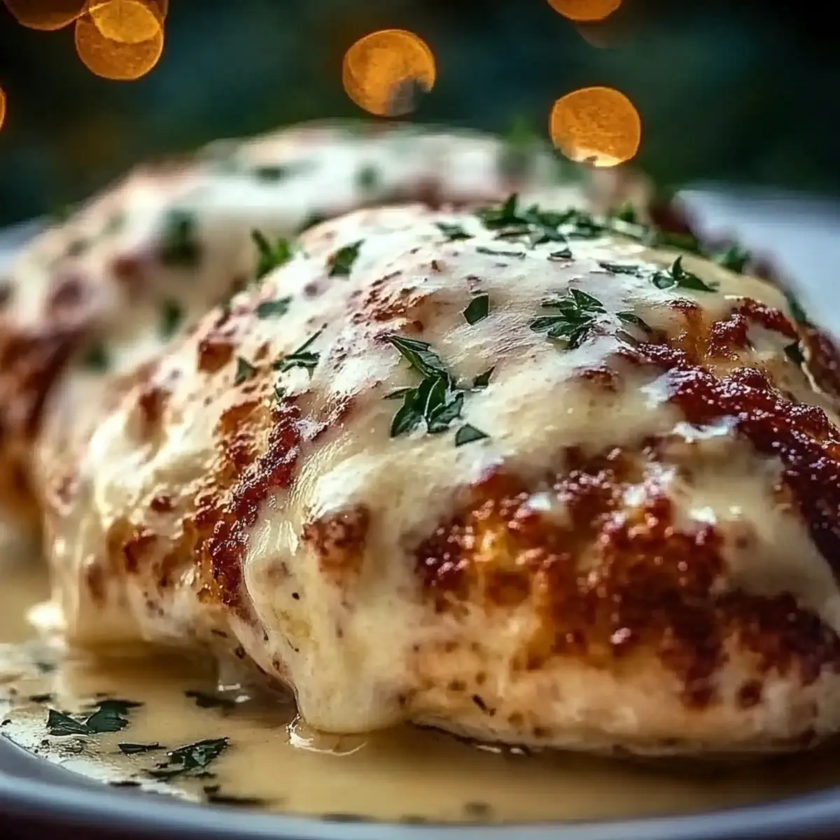 Garlic Parmesan Chicken Meatloaf