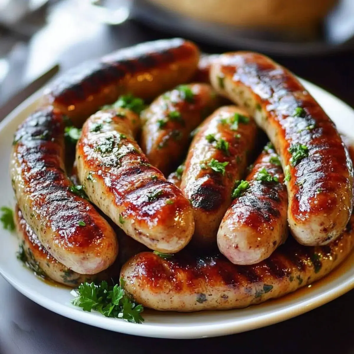 Maple Glazed Sausage Links