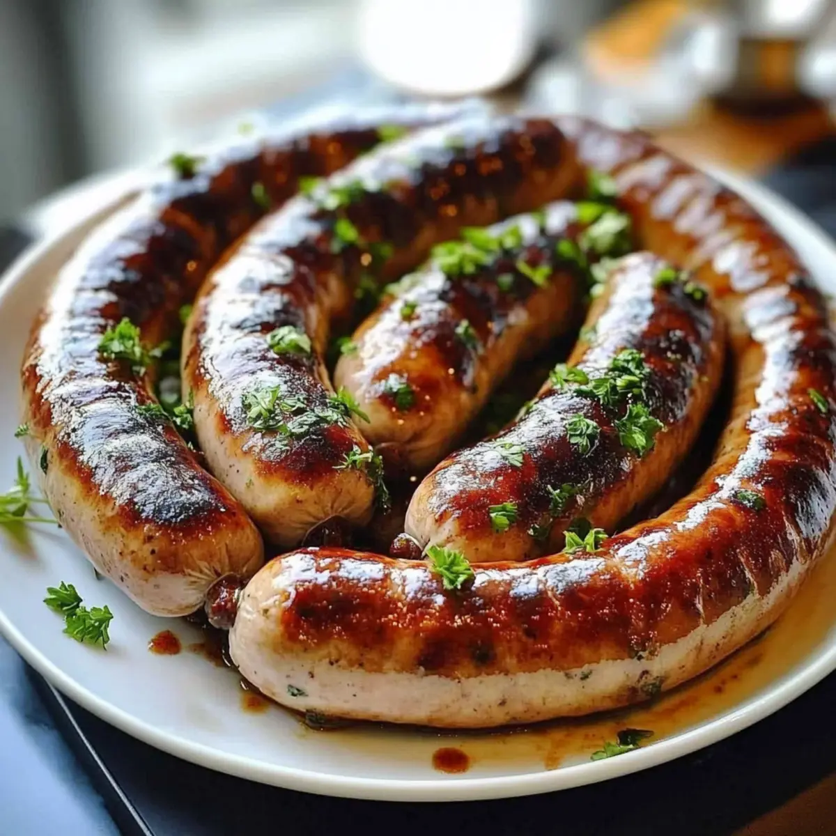 Maple Glazed Sausage Links