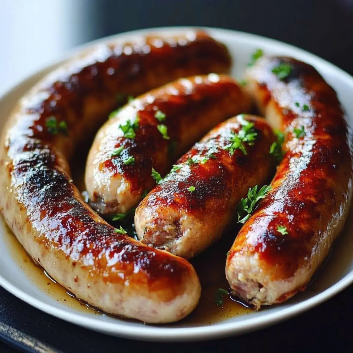 Maple Glazed Sausage Links