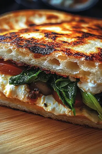 Mediterranean Quesadillas With Spinach And Feta