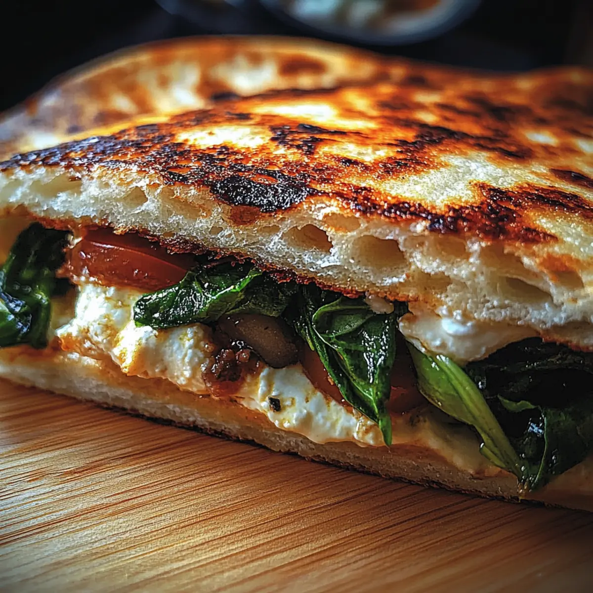 Mediterranean Quesadillas With Spinach And Feta