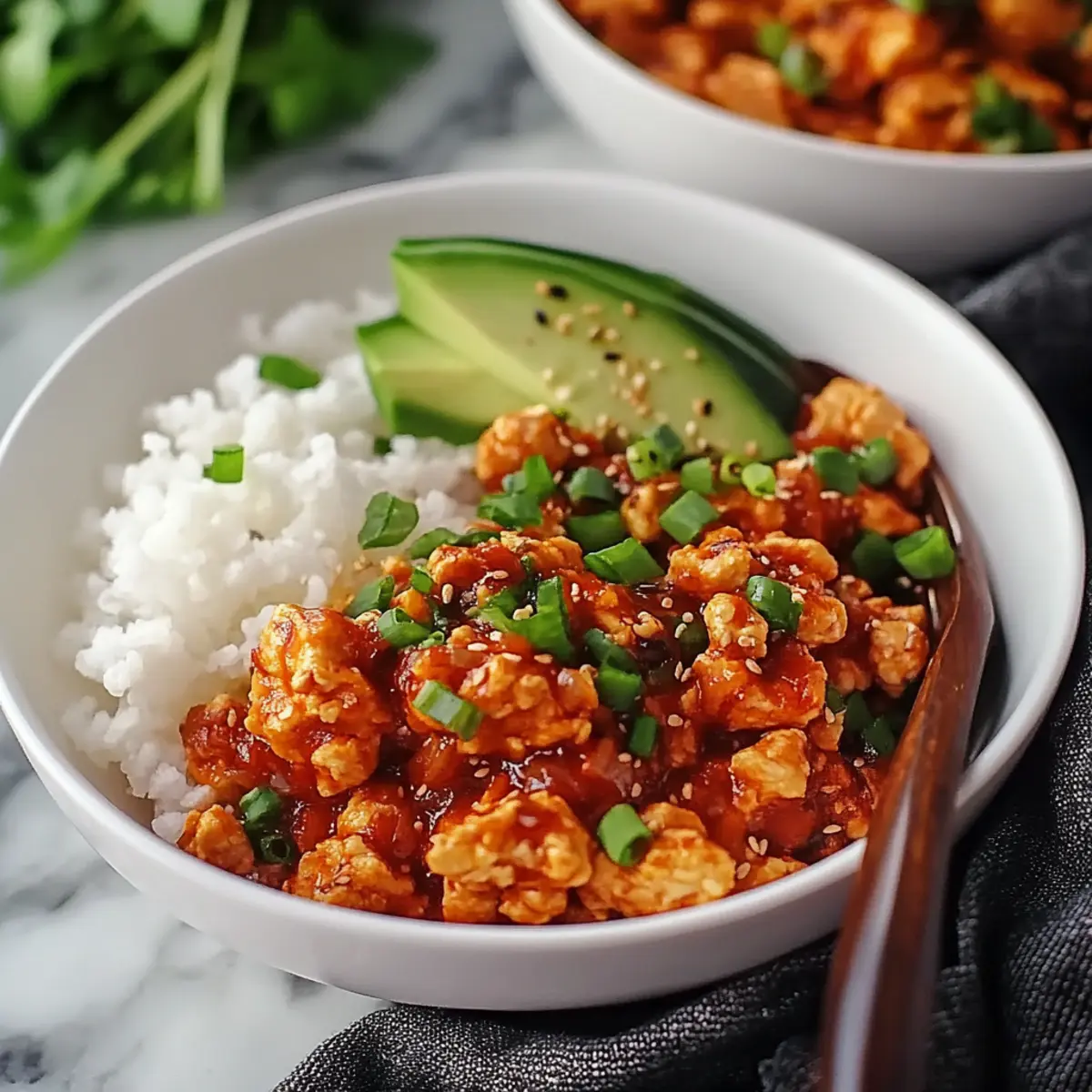Protein Firecracker Ground Chicken Bowls