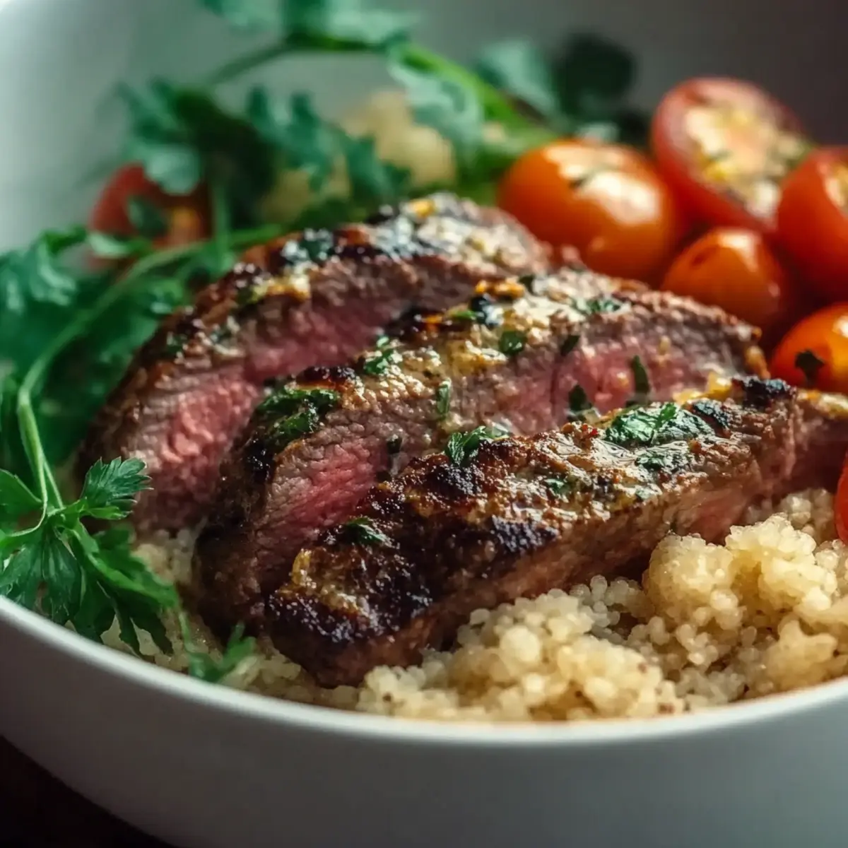 Steak Bowl Inspired By The Mediterranean Diet