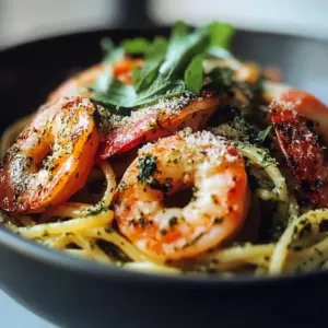 Pesto Shrimp Power Bowl